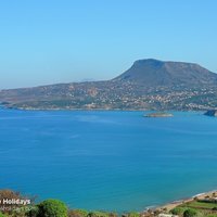 View over Souda Bay to Drapanos Hill from Aptera
