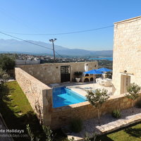 15 Athina garden and walled pool terrace